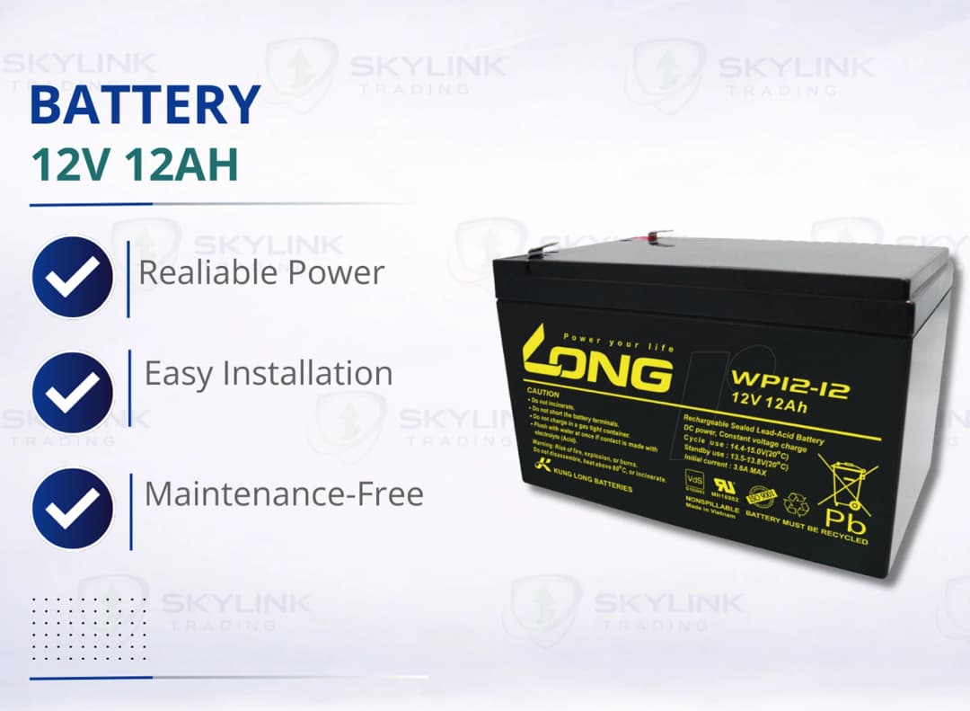 BATTERY 12V 12AH