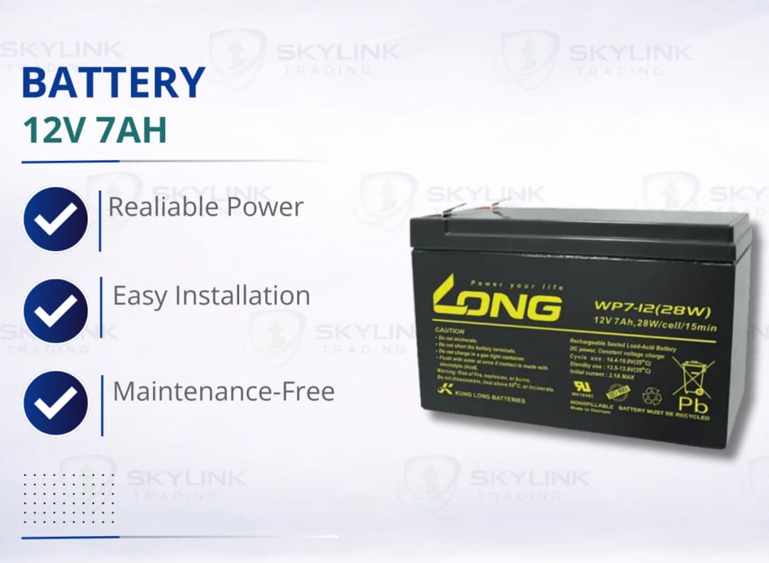 BATTERY 12V 7AH