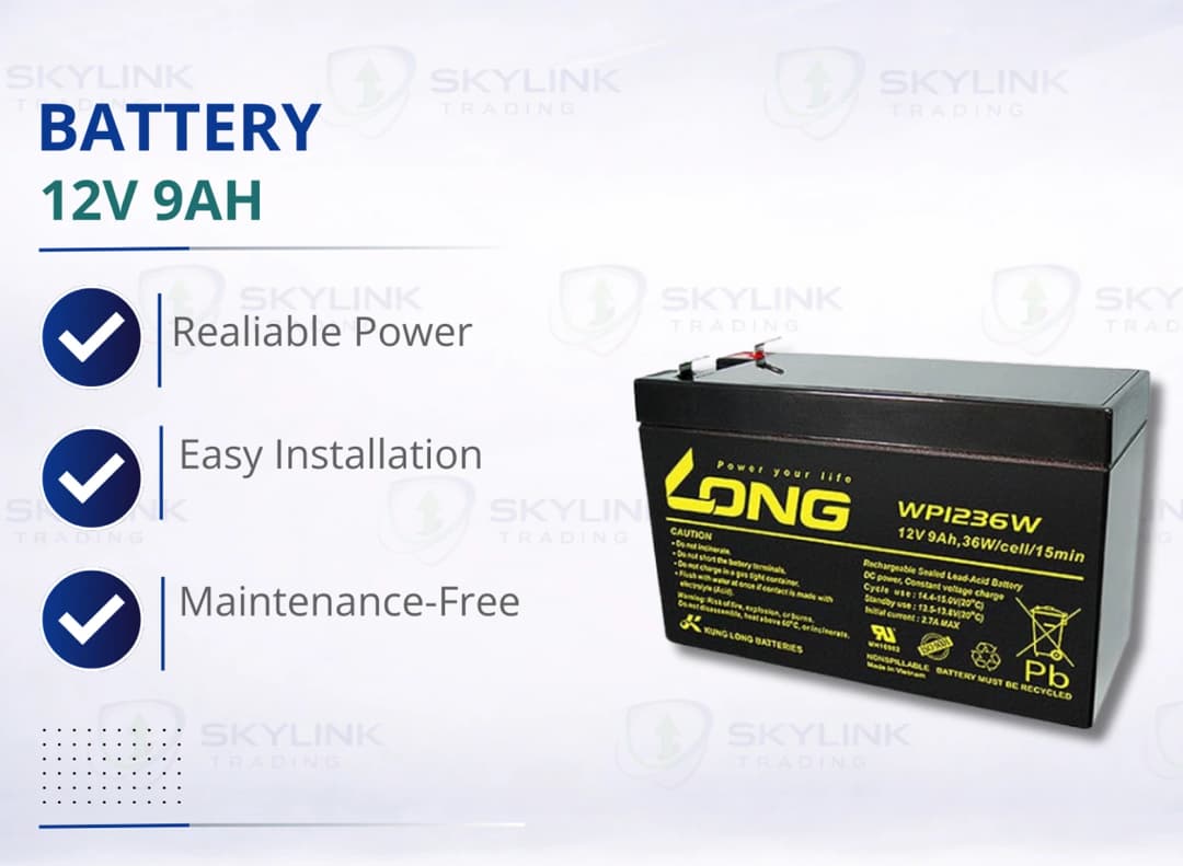 BATTERY 12V 9AH