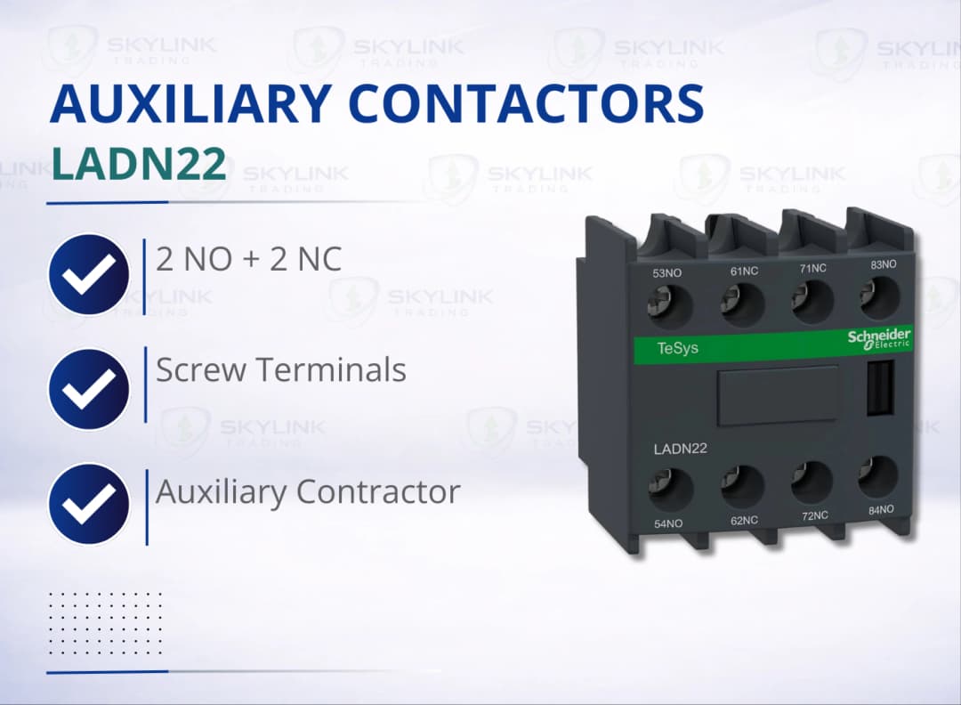 AUXILIARY CONTACTORS LADN22