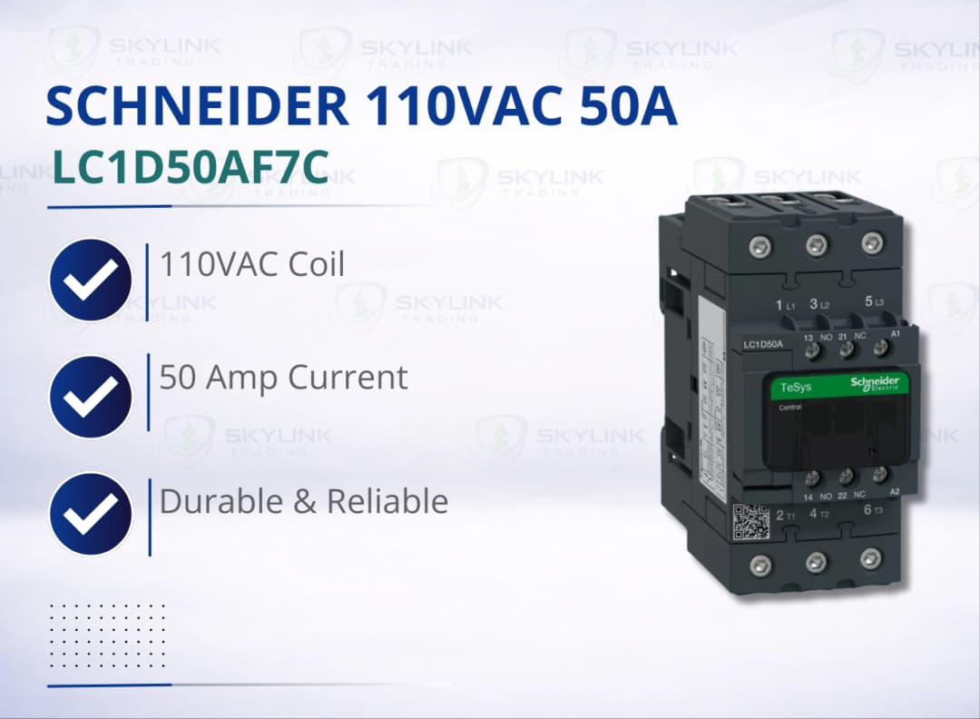SCHNEIDER 110VAC 50A - LC1D50AF7C