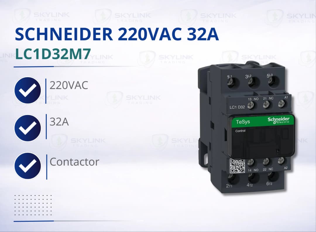 SCHNEIDER 220VAC 32A - LC1D32M7