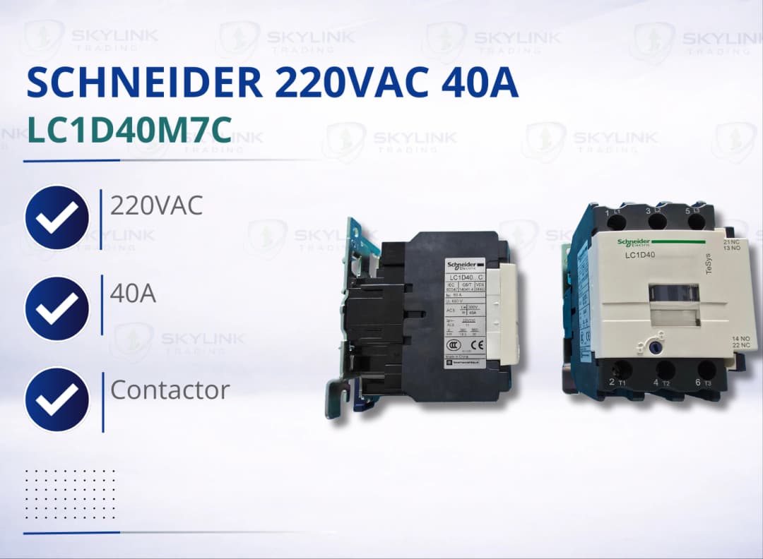 SCHNEIDER 220VAC 40A LC1D40M7C