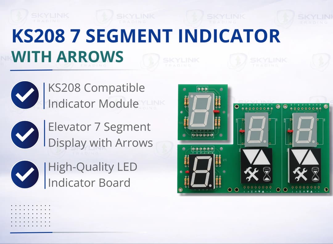 KS208 - 7 SEGMENT INDICATOR WITH ARROWS