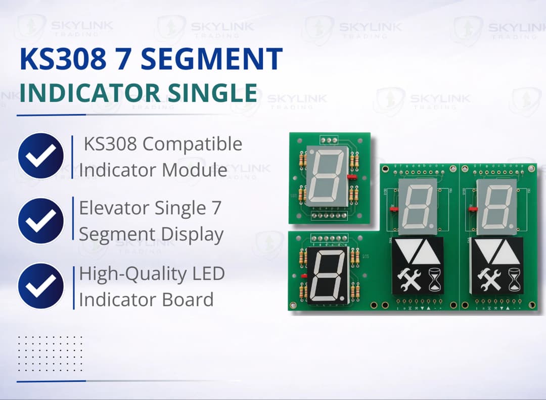KS308 - 7 SEGMENT INDICATOR SINGLE