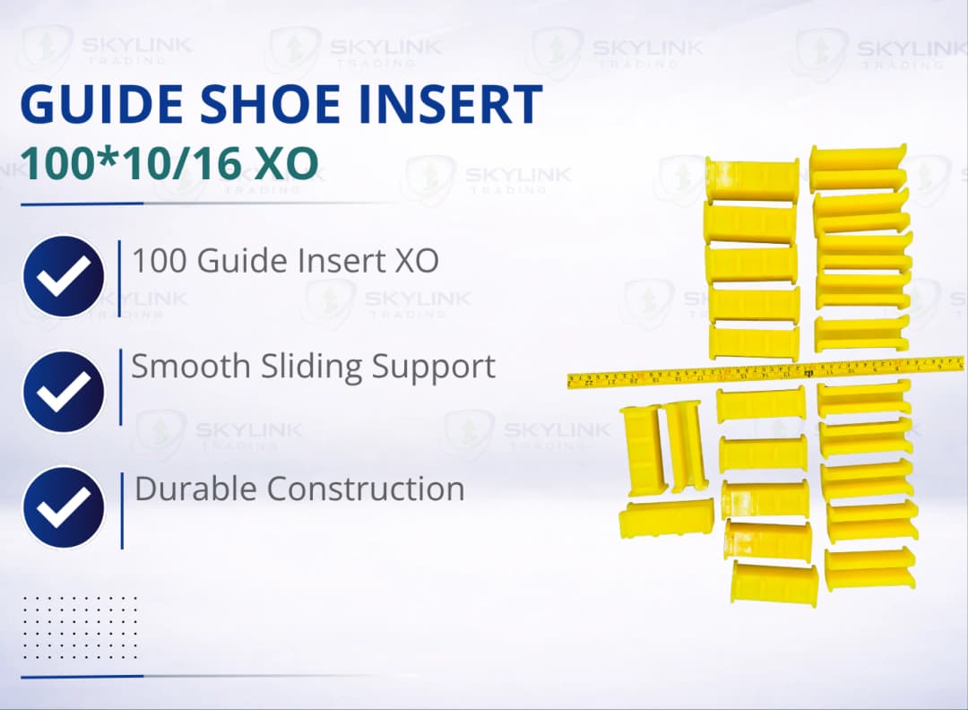 GUIDE SHOE INSERT: 100*10/16 XO