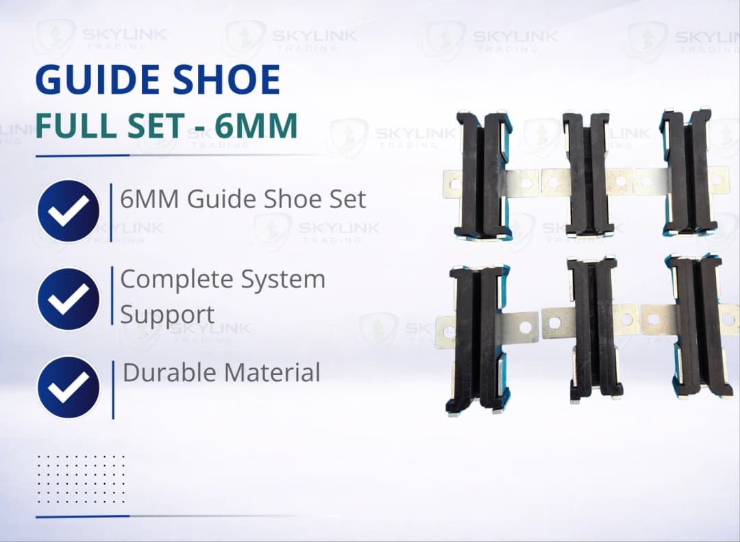 GUIDE SHOE FULL SET - 6MM