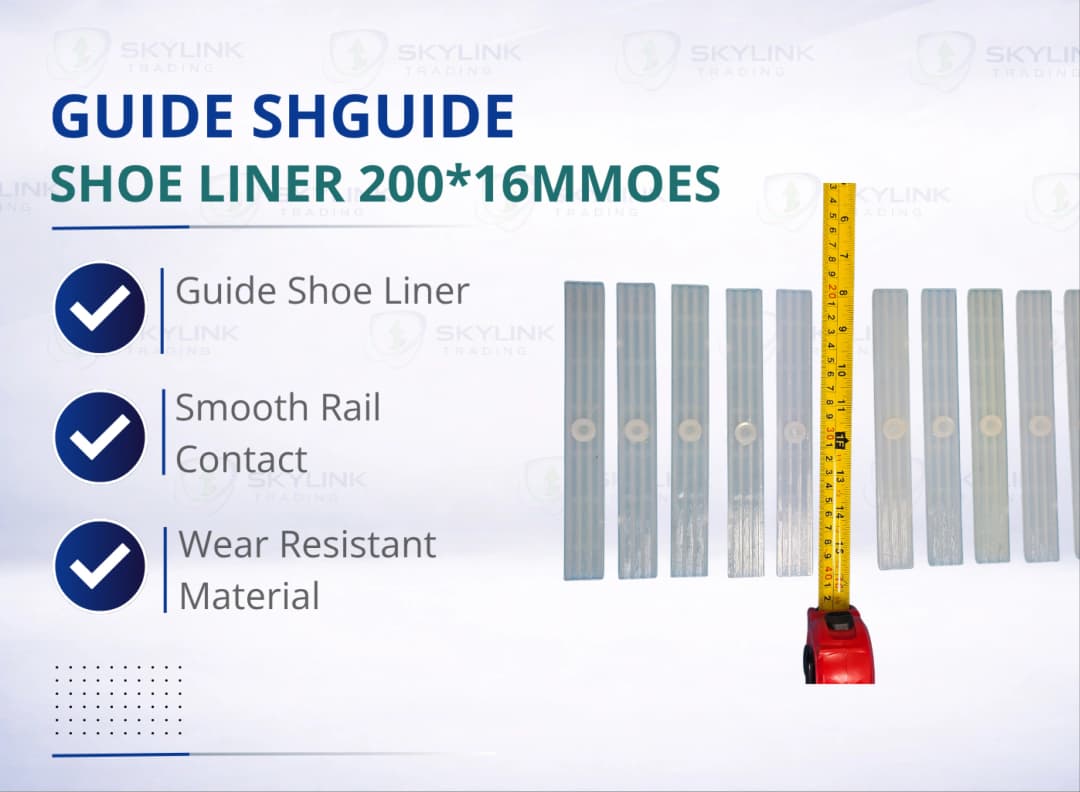 GUIDE SHOE LINER 200*16MM