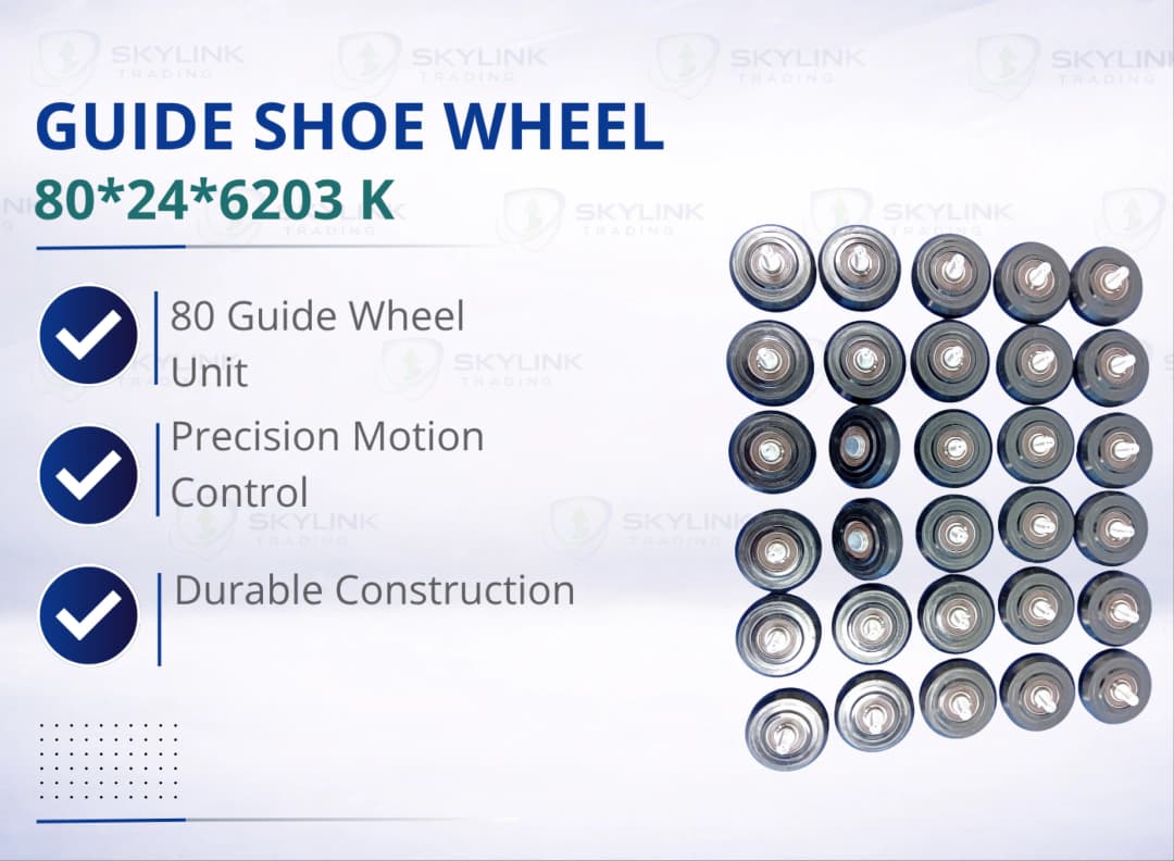 GUIDE SHOE WHEEL: 80*24*6203 K