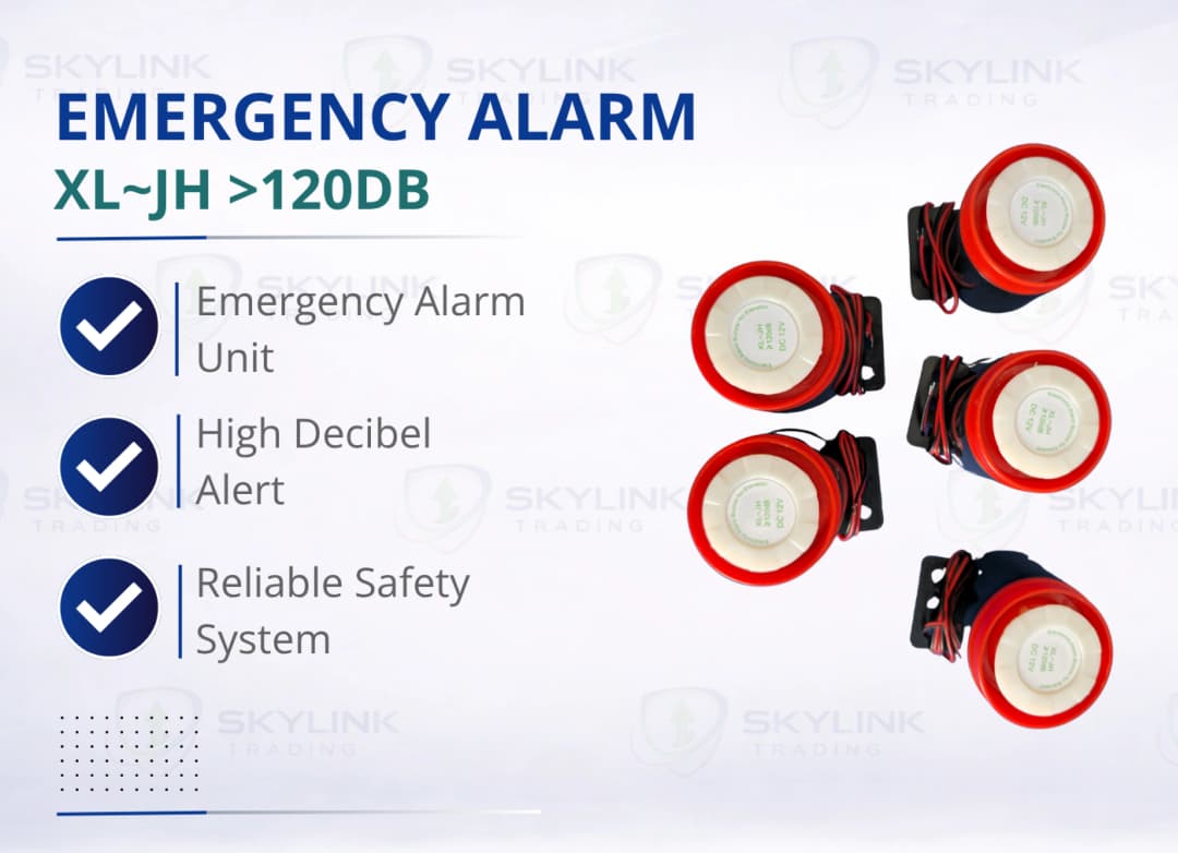 EMERGENCY ALARM: XJ-H >120DB
