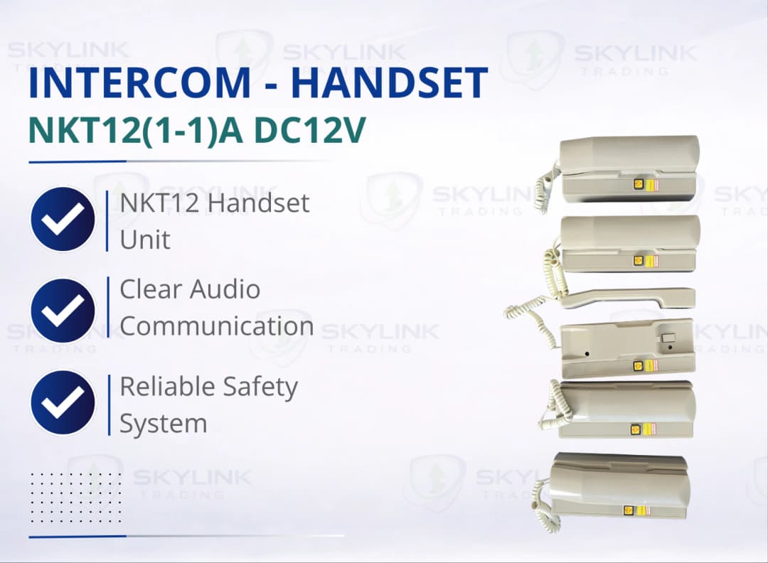 INTERCOM - HANDSET: NKT12(1-1) A DC12V