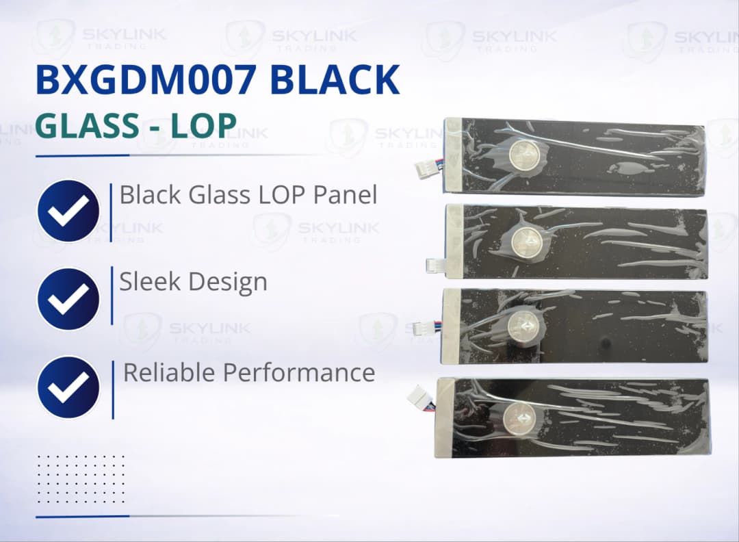 BXGDM007 BLACK GLASS - LOP