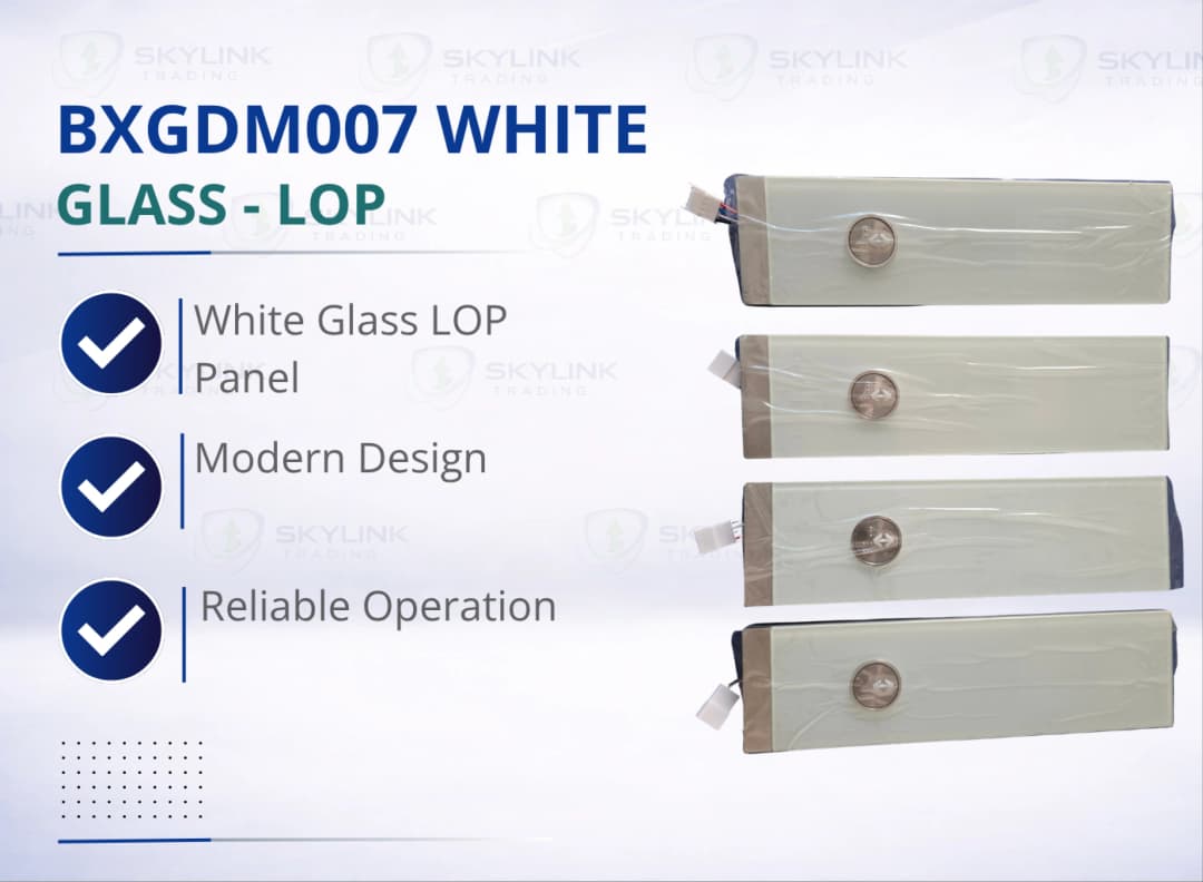 BXGDM007 WHITE GLASS - LOP