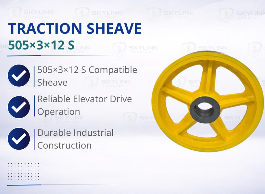 TRACTION SHEAVE: 505*3*12 S