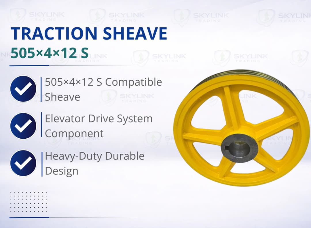 TRACTION SHEAVE: 505*4*12 S