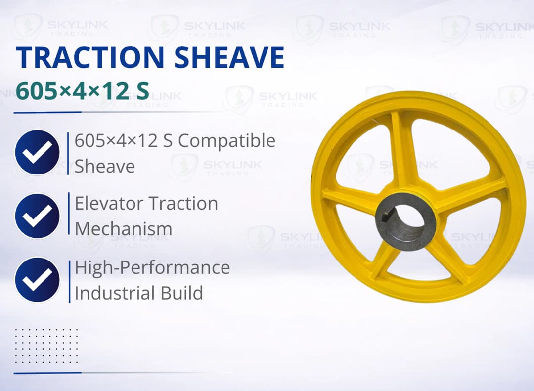 TRACTION SHEAVE: 605*4*12 S