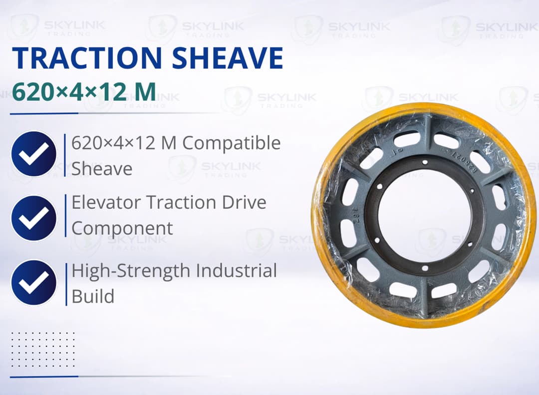 TRACTION SHEAVE: 620*4*12 M