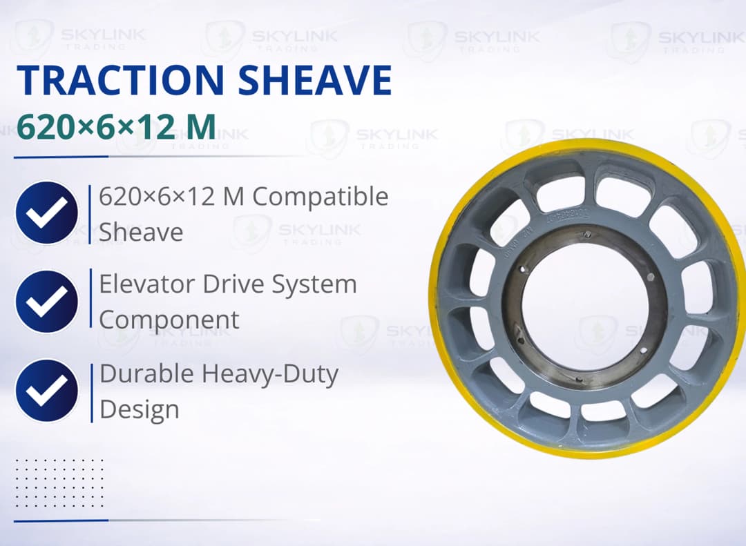TRACTION SHEAVE: 620*6*12 M