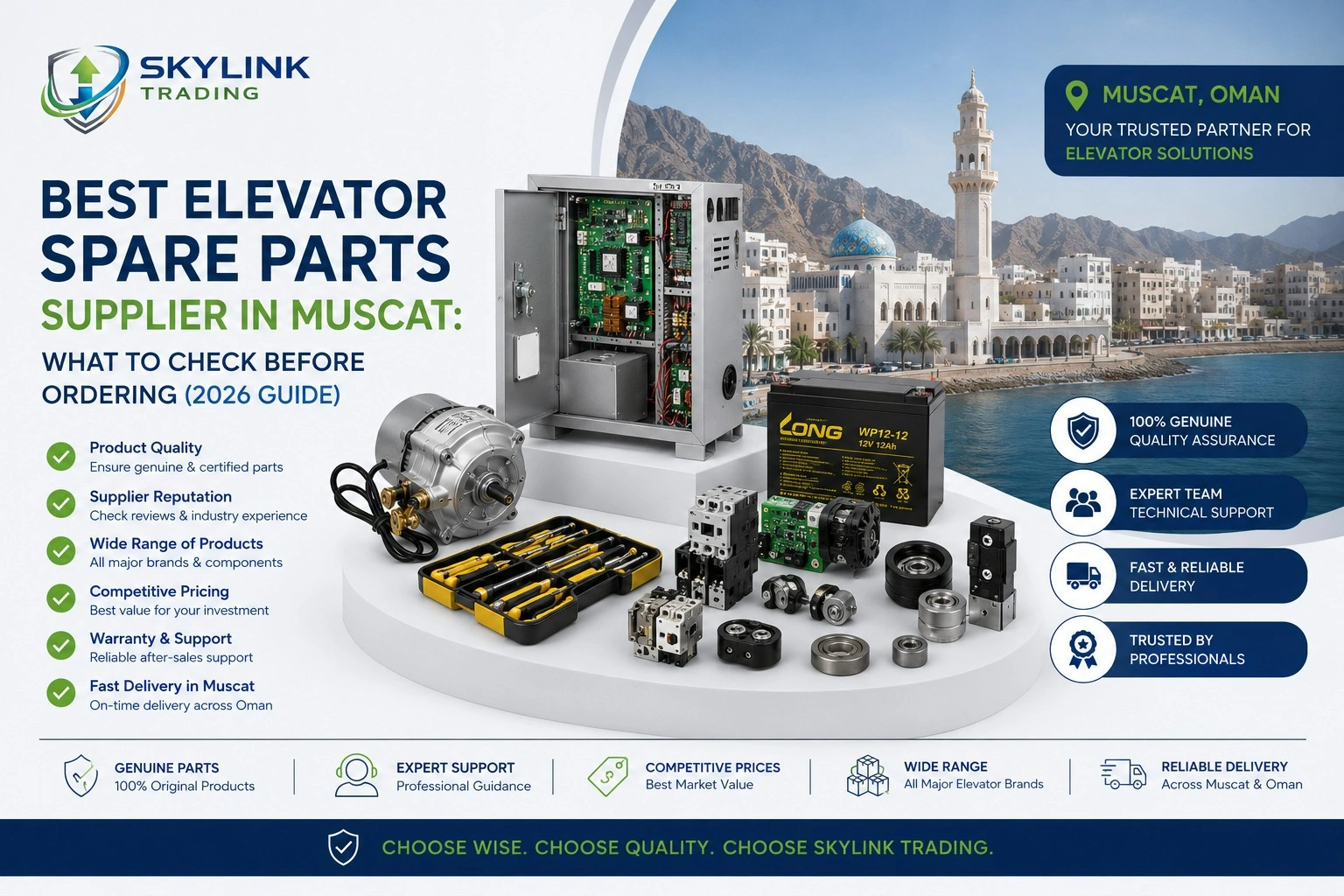 Best Elevator Spare Parts Supplier in Muscat: What to Check Before ...